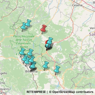 Mappa Via Corzano, 47021 Bagno di Romagna FC, Italia (14.421)