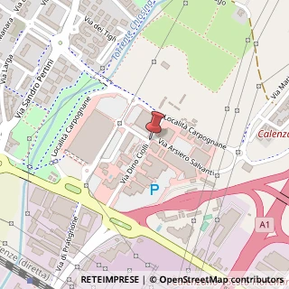 Mappa Via ciolli dino, 50041 Calenzano, Firenze (Toscana)