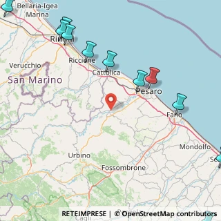Mappa Via Milano, 61020 Montecchio PU, Italia (33.5)