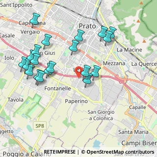 Mappa Via N. Marconi, 59100 Prato PO, Italia (2.21)