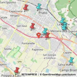 Mappa Via N. Marconi, 59100 Prato PO, Italia (3.08846)