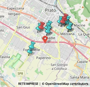 Mappa Via N. Marconi, 59100 Prato PO, Italia (1.67)