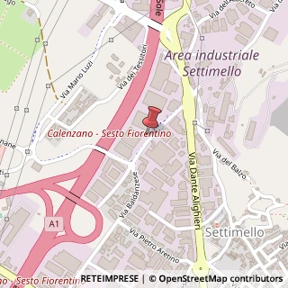 Mappa Via Baldanzese, 12, 50041 Calenzano, Firenze (Toscana)