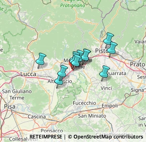 Mappa Via Buggianese, 51018 Ponte Buggianese PT, Italia (7.94833)