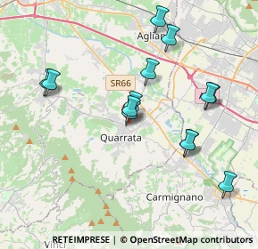 Mappa Via Giotto, 51039 Quarrata PT, Italia (3.83077)