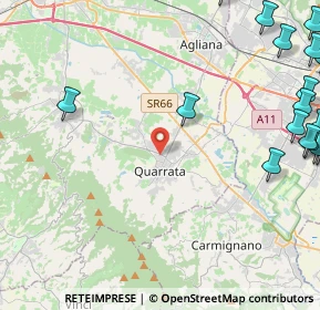 Mappa 51039 Quarrata PT, Italia (7.3745)