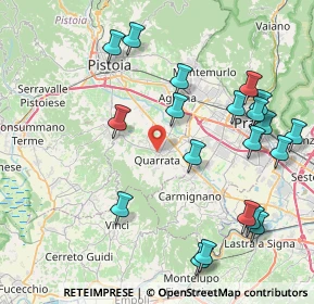Mappa 51039 Quarrata PT, Italia (9.7115)