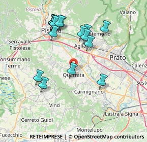 Mappa 51039 Quarrata PT, Italia (8.03529)