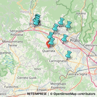 Mappa 51039 Quarrata PT, Italia (7.62615)