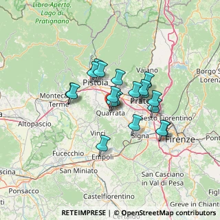 Mappa 51039 Quarrata PT, Italia (10.29421)