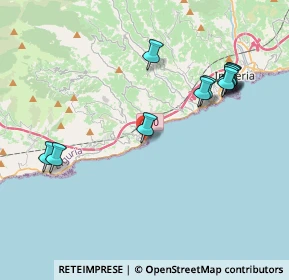 Mappa SS 1, 18017 San Lorenzo al Mare IM, Italia (4.30636)