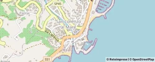 Mappa San Lorenzo al Mare