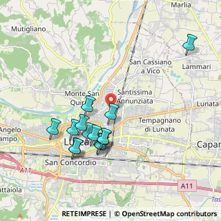 Mappa Via S. Jacopo Alla Tomba, 55100 Lucca LU, Italia (1.93071)