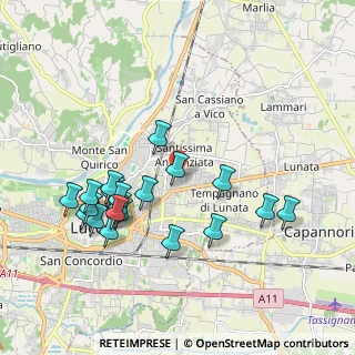 Mappa Via Carlo Lorenzini, 55100 Lucca LU, Italia (2.0285)