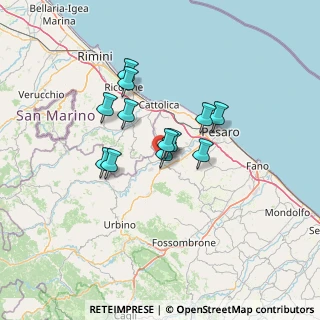 Mappa Str. Re dei Gatti, 61022 Vallefoglia PU, Italia (10.11833)