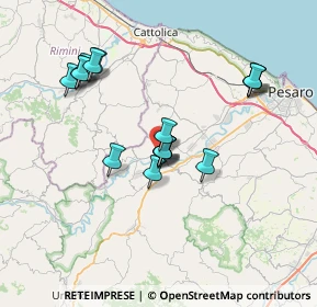 Mappa Strada Re dei Gatti, 61020 Montecchio PU, Italia (6.74882)