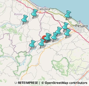 Mappa Strada Re dei Gatti, 61020 Montecchio PU, Italia (5.8)