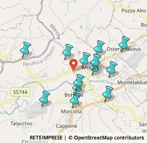 Mappa Strada Re dei Gatti, 61020 Montecchio PU, Italia (1.66769)