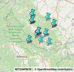 Mappa 47021 Bagno di Romagna FC, Italia (9.9025)