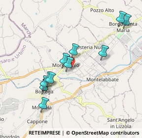 Mappa Via Gaetano Donizetti, 61020 Montecchio PU, Italia (1.89727)