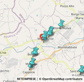 Mappa Via A. Rampi, 61020 Montecchio PU, Italia (2.00308)