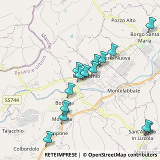 Mappa Via A. Rampi, 61020 Sant'Angelo in Lizzola PU, Italia (2.12571)