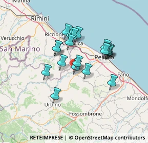Mappa SP3, 61020 Montecchio PU, Italia (11.4665)