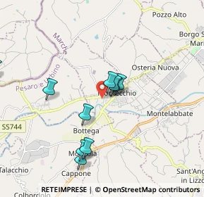Mappa Via Sandro Pertini, 61020 Montecchio PU, Italia (2.04182)
