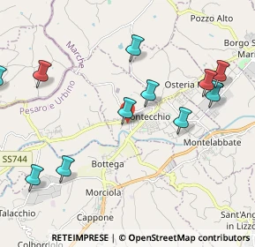 Mappa Via Sandro Pertini, 61020 Montecchio PU, Italia (2.39818)