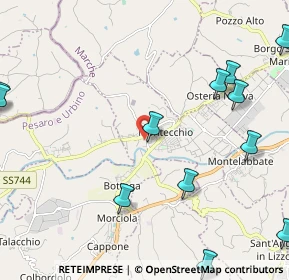 Mappa Via Sandro Pertini, 61020 Montecchio PU, Italia (3.30214)