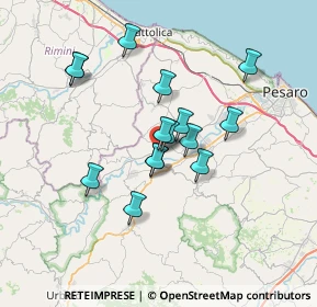 Mappa Via Sandro Pertini, 61020 Montecchio PU, Italia (5.78133)