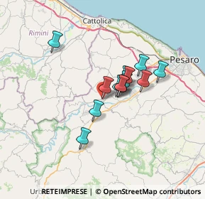 Mappa Via Sandro Pertini, 61020 Montecchio PU, Italia (4.73308)