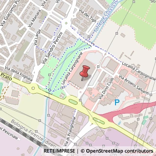 Mappa Via Dino Ciolli, 11, 50041 Calenzano, Firenze (Toscana)