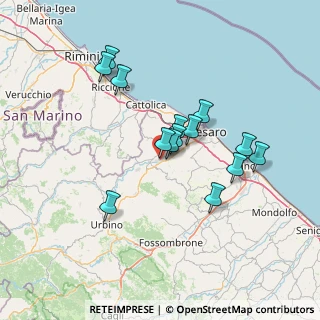 Mappa Via Arena, 61022 Vallefoglia PU, Italia (12.5)