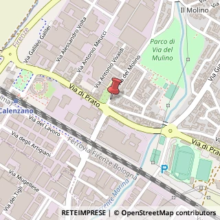 Mappa Via del Molino, 157, 50041 Calenzano, Firenze (Toscana)