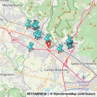 Mappa Via dell'Agio, 59100 Prato PO, Italia (3.41385)