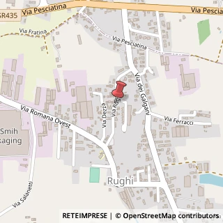 Mappa Via Rughi, 12, 55016 Porcari, Lucca (Toscana)