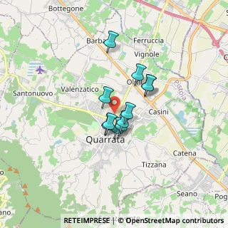 Mappa Via Giovanni Amendola, 51039 Quarrata PT, Italia (1.09182)