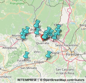 Mappa Via Giovanni Amendola, 51039 Quarrata PT, Italia (9.40471)