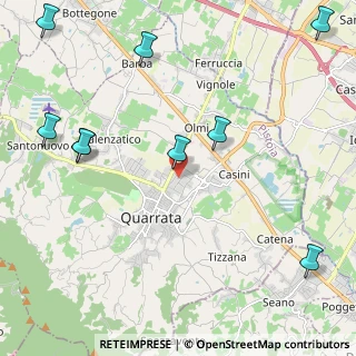 Mappa Via Giovanni Bernini, 51039 Quarrata PT, Italia (3.24364)
