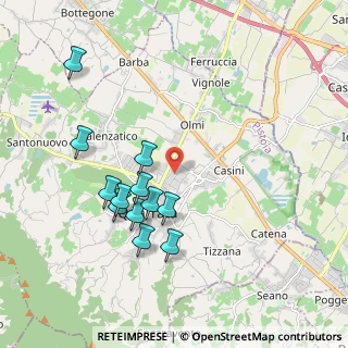 Mappa Via Giovanni Bernini, 51039 Quarrata PT, Italia (1.93333)