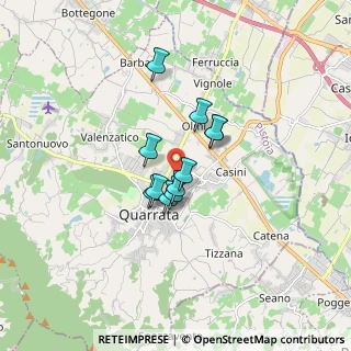 Mappa Via Giovanni Bernini, 51039 Quarrata PT, Italia (1.07455)