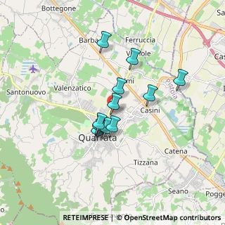 Mappa Via Filippo Brunelleschi, 51039 Quarrata PT, Italia (1.30667)
