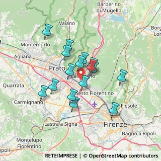 Mappa Via degli Orti, 50041 Calenzano FI, Italia (5.65563)