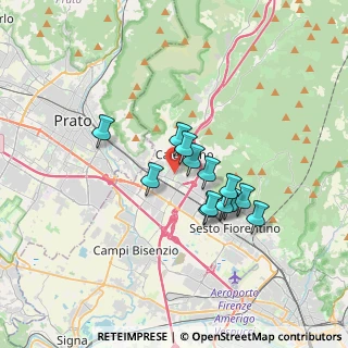 Mappa Via degli Orti, 50041 Calenzano FI, Italia (2.66846)