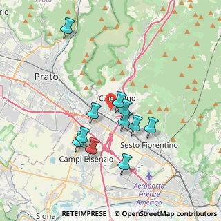 Mappa Via degli Orti, 50041 Calenzano FI, Italia (3.33)