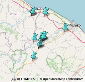 Mappa Via Napoli, 61020 Montecchio PU, Italia (4.88333)