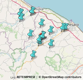 Mappa Via Napoli, 61020 Montecchio PU, Italia (6.47938)