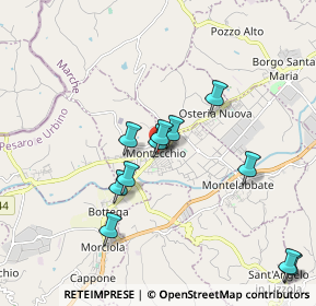 Mappa Viale Roma 19 61022 Montecchio, 61020 Montecchio PU, Italia (1.84727)