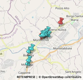 Mappa Viale Roma 19 61022 Montecchio, 61020 Montecchio PU, Italia (1.23091)